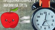 Одно яблоко в день увеличивает продолжительность жизни на треть